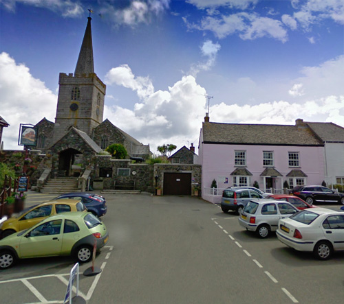 St Keverne village Square  Lizard Peninsula _ Google image